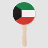 クウェートの国旗 ハンドファン (裏面)