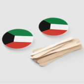 クウェートの国旗 ハンドファン (組立なし)