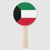 クウェートの国旗 ハンドファン (裏面)
