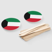 クウェートの国旗 ハンドファン (組立なし)