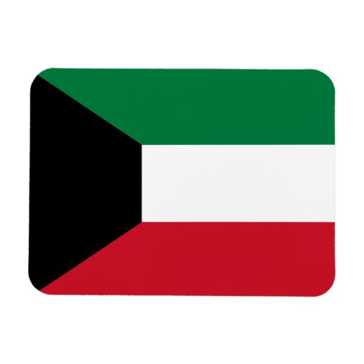 クウェートの国旗 マグネット (横)