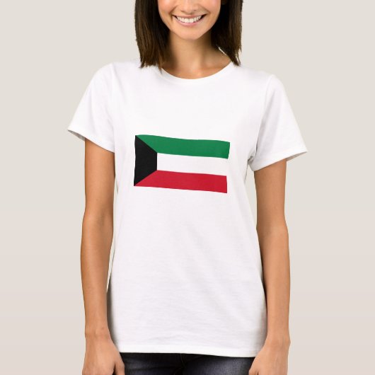クウェートの国旗 Tシャツ (正面)