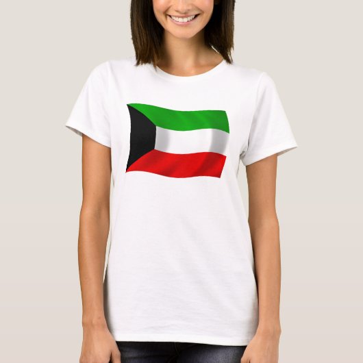 クウェートの国旗Tシャツ Tシャツ (正面)
