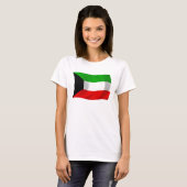 クウェートの国旗Tシャツ Tシャツ (正面フル)