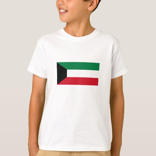 クウェートの旗 Tシャツ (正面)