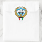 クウェートの紋章 ラウンドシール (バッグ)