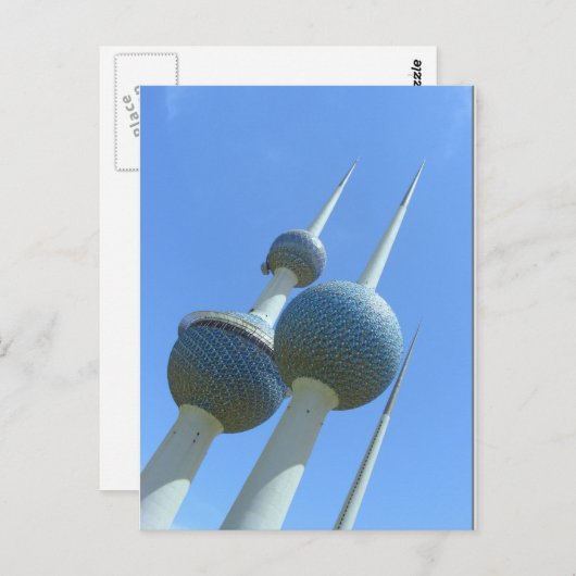 クウェートはクウェートの象徴にそびえる ポストカード (正面/裏面)