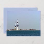 クウェートタワーズ海ビュー ポストカード (正面/裏面)