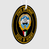 クウェート丸エンブレム オーナメント (正面)