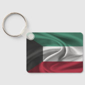 クウェート国旗のキーチェーン キーホルダー (裏面)