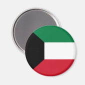 クウェート国旗の磁石 マグネット (正面/裏面)