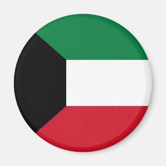 クウェート国旗の磁石 マグネット (正面)