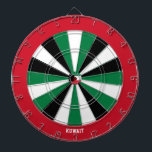 クウェート国旗パトリオット・ブルズアイ ダーツボード<br><div class="desc">クウェート国旗パトリオットのブルズアイ・ダーツ委員会。狙いを定めるスタイル!この印象的なダーツボードはクウェート国旗の色で飾られ、中央に非常に微妙に統合された国旗の小さな表現は、単なるゲーム以上の声明である。あなたはあなたのスローを完成するか、単に友達とおもしろいを持っているかどうか、このダーツボードは愛国心のスプラッシュをしゃれている任意の部屋にもたらす。ブルズアイを打つ準備は？ゲームを始めよう！©世界の国</div>