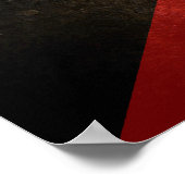 クウェート国旗； الكويت ポスター (角)