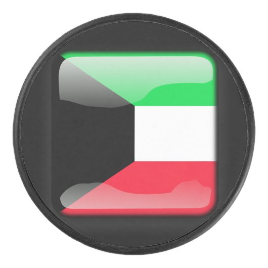 クウェート国旗 アイスホッケーパック (正面)