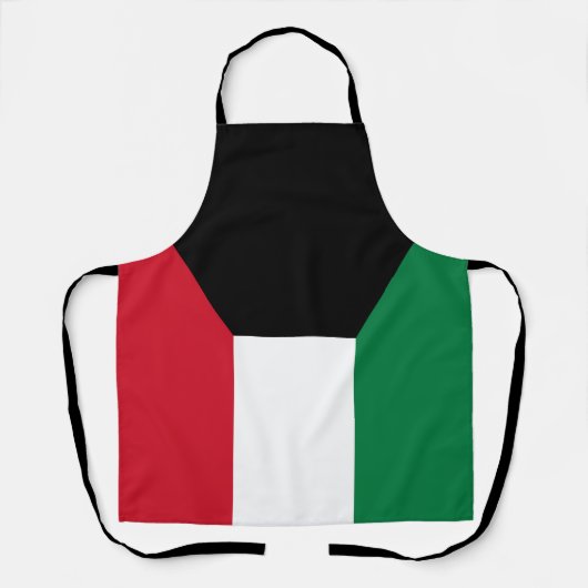 クウェート国旗 エプロン (正面)