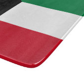 クウェート国旗 カッティングボード (角)