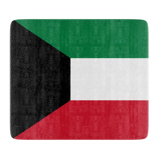 クウェート国旗 カッティングボード (正面)