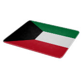 クウェート国旗 カッティングボード (角)