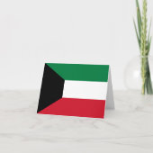 クウェート国旗 カード (正面)