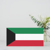 クウェート国旗 カード (スタンド正面)