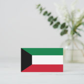 クウェート国旗、クウェート国旗 名刺 (スタンド正面)