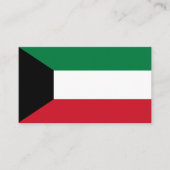 クウェート国旗、クウェート国旗 名刺 (正面)