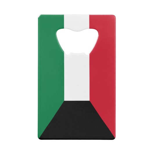 クウェート国旗 クレジットカード栓抜き (裏面)