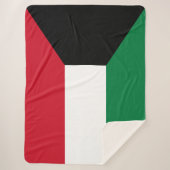 クウェート国旗 シェルパブランケット (正面)