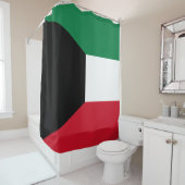 クウェート国旗 シャワーカーテン (インサイチュ)