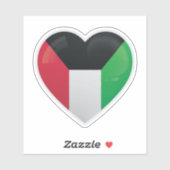 クウェート国旗 シール (シート)