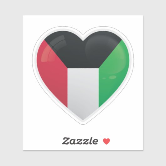 クウェート国旗 シール (シート)