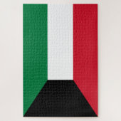 クウェート国旗 ジグソーパズル (縦)