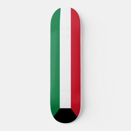 クウェート国旗 スケートボード (正面)