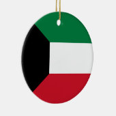 クウェート国旗 セラミックオーナメント (右)