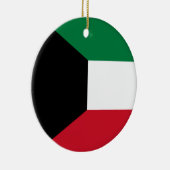 クウェート国旗 セラミックオーナメント (右)