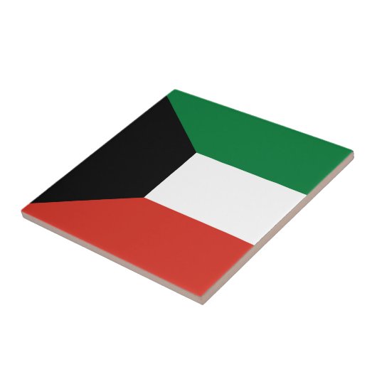 クウェート国旗 タイル (側面)