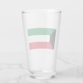 クウェート国旗 タンブラーグラス (裏面)