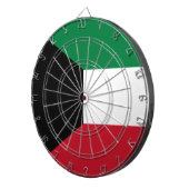 クウェート国旗 ダーツボード (正面右)