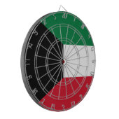 クウェート国旗 ダーツボード (正面左)