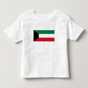 クウェート国旗 トドラーTシャツ