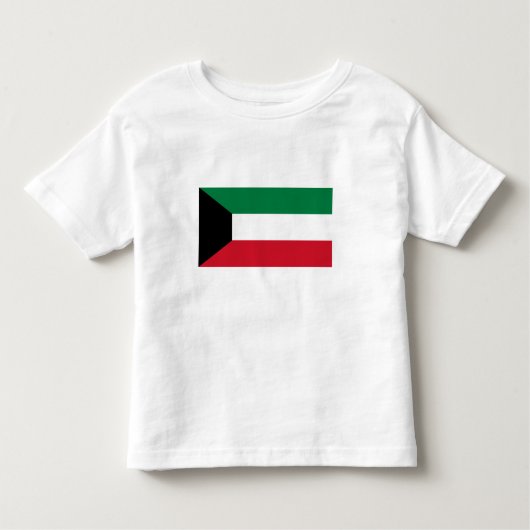 クウェート国旗 トドラーTシャツ (正面)
