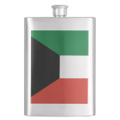 クウェート国旗 フラスク (正面)