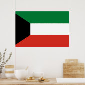 クウェート国旗 ポスター (キッチン)