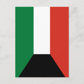 クウェート国旗 ポストカード (正面)