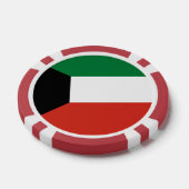 クウェート国旗 ポーカーチップ (シングル)