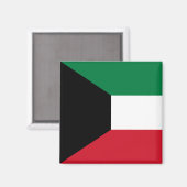クウェート国旗 マグネット (正面/裏面)