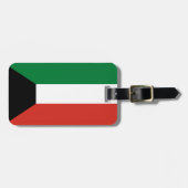 クウェート国旗 ラゲッジタグ (正面横)