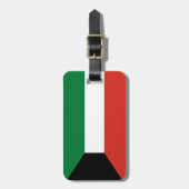 クウェート国旗 ラゲッジタグ (正面縦)