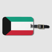クウェート国旗 ラゲッジタグ (正面横)